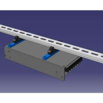 S 150-5 5V 30A 150W Güç Kaynağı İçin DIN Ray Braketi 3D Baskı