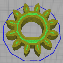 Pastalinda Dişli 3D Baskı