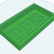 DDR3 SODIMM Bellek Tutucu 3D Baskı