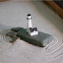 Mini Zen Bahçesi için LightHouse 3D Baskı