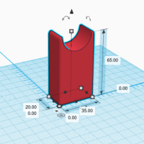 E61 Tutacak Standı 3D Baskı