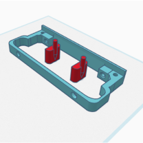 EE SW30A için EE WiFi Booster Duvar Montaj Aparatı 3D Baskı