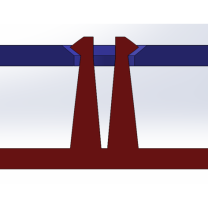 2x4mm Polikarbonat Bağlantı Dübel Sabitleyici 3D Baskı