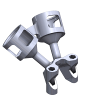 Flyfish Volador VX3 Çift Anten Montaj Aparatı 3D Baskı