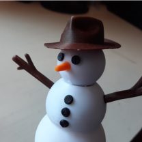 Mıknatıslı Fedora Şapka 3D Baskı