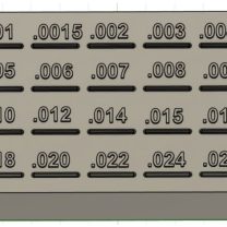 Sentil Mastarı Bloğu 3D Baskı