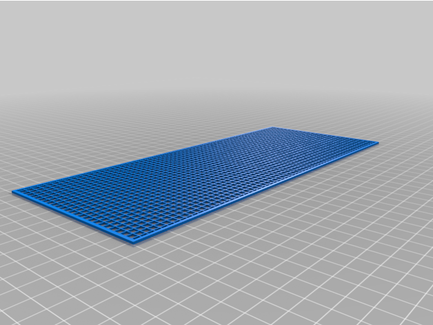 Zemin Havalandırma Izgara Süzgeci 3D Baskı