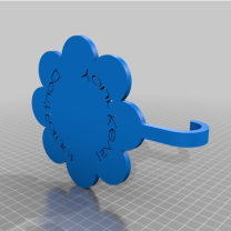 Çiçek Anahtar Askısı