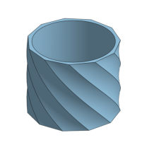 3D Baskı Dekoratif Çiçek Saksısı