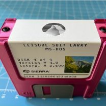 Floppy Kumbara Leisure Suit Larry Etiketi 3D Baskı