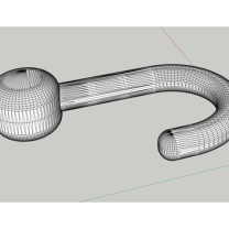4mm Kalınlığında Vantuz Kancası 3D Baskı