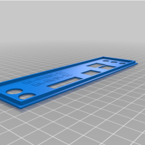 Gigabyte H110M S1 H61M S1 ve Diğer S1/S2 Modeller İçin I/O Shield