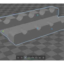 Uzatma Çubuğu Tutucu 3D Baskı