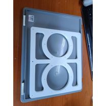 Çift Hidroponik Kule Bağlantısı İçin Kare Taban 3D Baskı