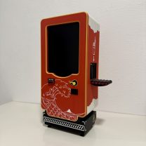 Cyberpunk Otomat Minyatürü Döngü Animasyonlu Bilim Kurgu Dekor Plug and Play Raspberry Pi Projesi Kullanım Kılavuzlu 3D Baskı