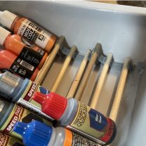 Damlalık Boya Şişesi Rafı İstenilen Uzunluk REMIX 1/4 Dübel 3D Baskı