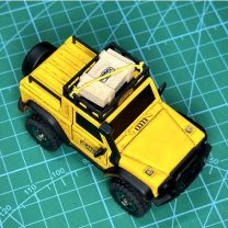 Özel Pickup Truck için LDARC X43 Tavan Bagajı 3D Baskı