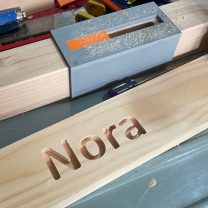 İsim Gravür Şablonu 3D Baskı