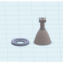 1:87 H0 Ölçekli Endüstriyel Lamba 3D Baskı