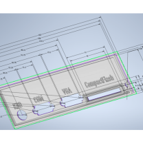 NuXT V1 2 I/O Shield 3D Baskı