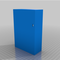 USB Konnektör ve LED Vida Yuvalı Litofan Kutu 3D Baskı