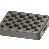 PCR Tüp Rafı X20 3D Baskı