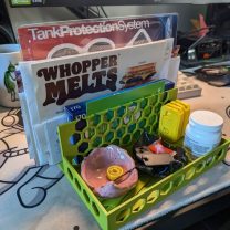 Dosya Kağıt Tutucu ve Saklama Tepsisi 3D Baskı