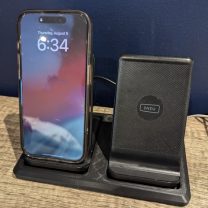 Çift Kablosuz Şarj Taban Plakası 3D Baskı