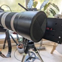 Canon EF 100–400 mm için Bahtinov Maskesi