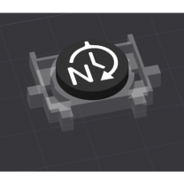 Ford F150 Lightning Döner Vites Geçici Nötr Butonu 3D Baskı