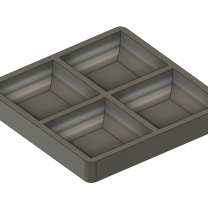 Düzenli Vida Tepsisi 3D Baskı