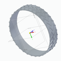 Husquarna Automover 305 Tekerlek 3D Baskı
