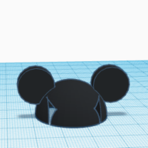 Cali Cat Mickey Mouse Şapka 3D Baskı