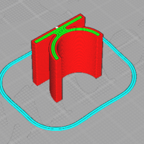 Araç Stereo Mikrofon Klipsi 3D Baskı
