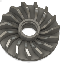 Avuç Taşlama için Hava Emiş Aparatı 3D Baskı