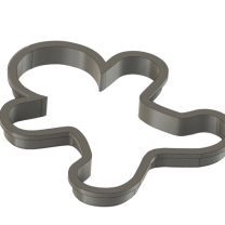 Zencefilli Kurabiye Adam Kalıbı 3D Baskı