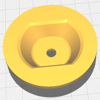 Cıvata Delikli Makara Tutucu 3D Baskı