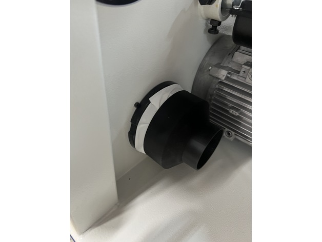 4 İnç Toz Toplama Portundan 2 1/4 Shop Vac Hortum Adaptörü 3D Baskı