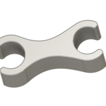 Dual Bowden Tüp Hizalama Klipsi 3D Baskı