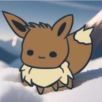 3D Baskı Sevimli Eevee Pokémon Chibi Buzdolabı Mıknatısı Anahtarlık