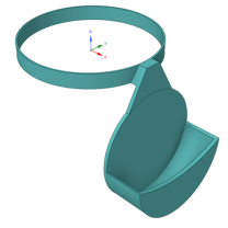 VariaVS3 Arka Kağıt Tutucu 58mm 3D Baskı