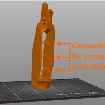 DeSteiner Model 1887 Gövde Baskı Stabil Versiyon 3D Baskı