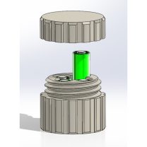 CR23A Vidalı Pil Yuvası 3D Baskı