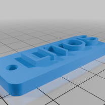 Kişiselleştirilmiş Anti Spam Anahtarlık 3D Baskı