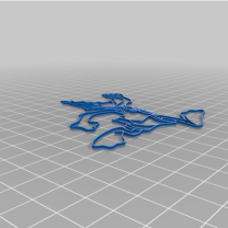 Daffy Duck Duvar Dekoru 3D Baskı