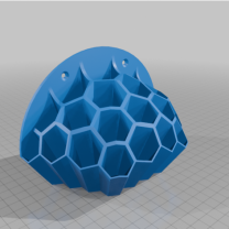 Petek Duvar Montajı 3D Baskı