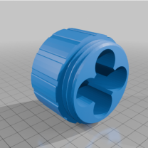 CR123A Vidalı Pil Tutucu 3D Baskı