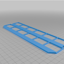 Düz Yataklı Tarayıcı 35mm Film Tutucu (Kıvrılan Filmler İçin) 3D Baskı