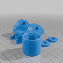 3D Baskı Dyneema Halat Makara Aparatı