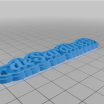 Desardinett Anahtarlık 3D Baskı
